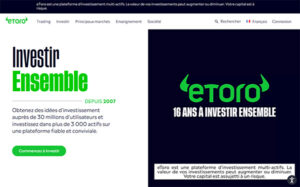 Le site eToro